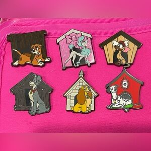 Loungefly Disney doghouse pin set